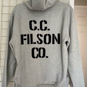 Filson gray hoodie